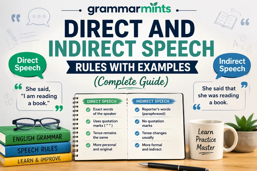 direct and indirect speech rules