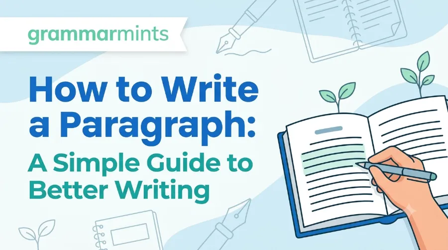how to write a paragraph