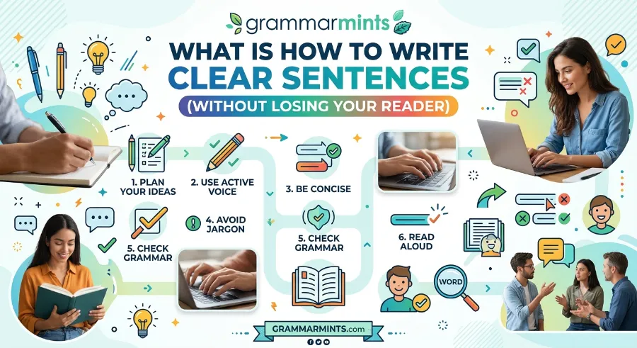 how to write clear sentences