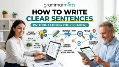 how to write clear sentences