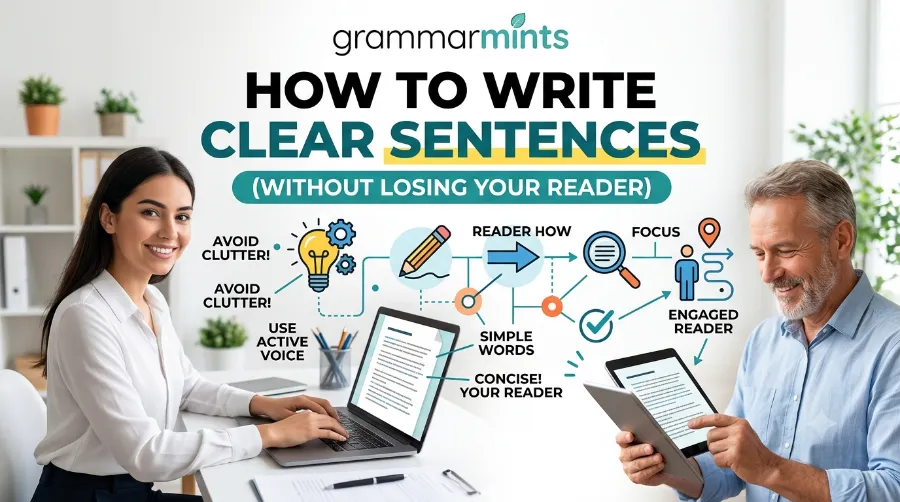 how to write clear sentences