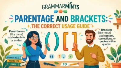 parentheses and brackets rules