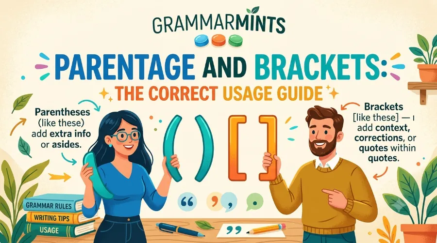parentheses and brackets rules