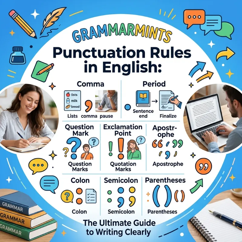 punctuation rules in English