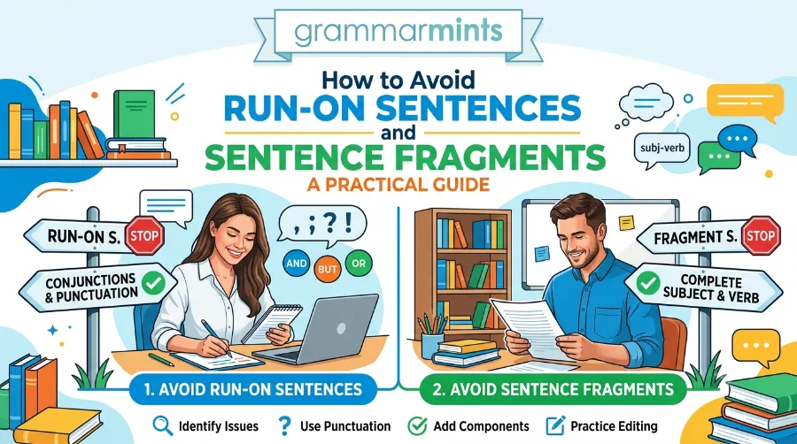 run on sentences and fragments