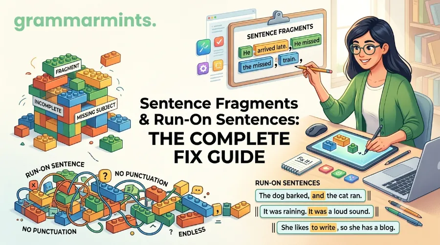sentence fragments and run-on sentences