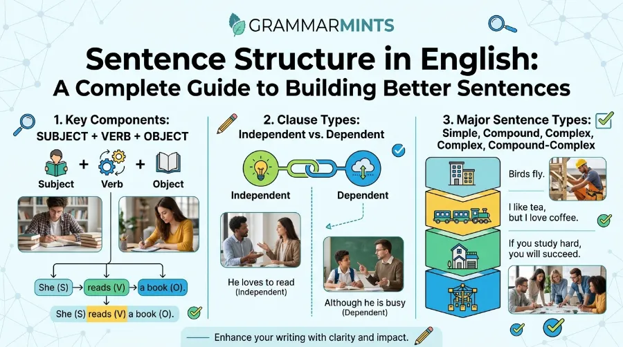 sentence structure in English