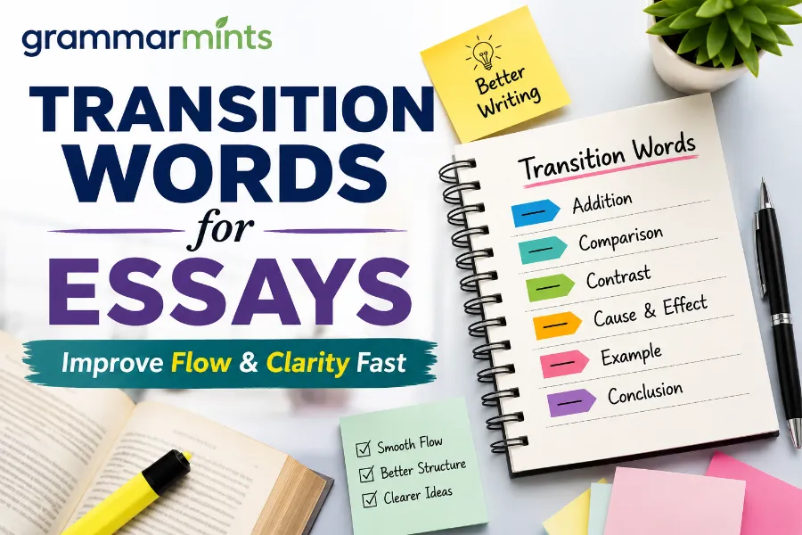 transition words for essays