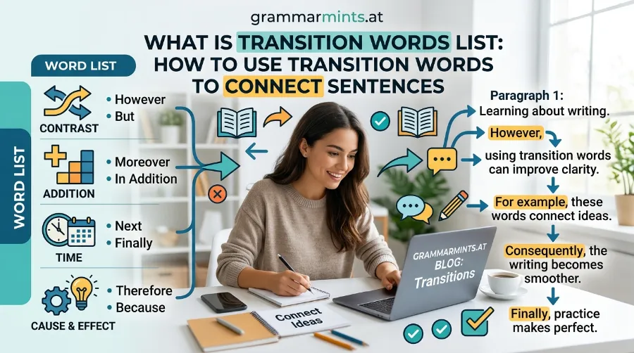 transition words list