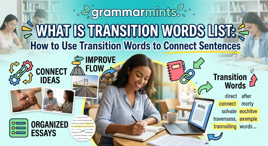 transition words list