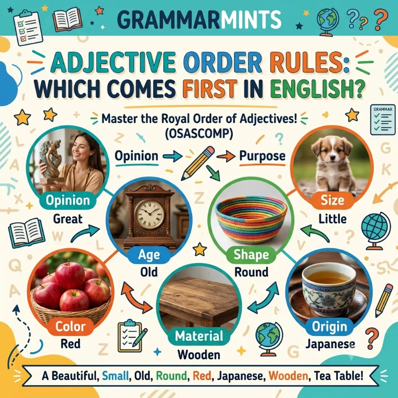 Adjective Order Rules: Which Comes First in English