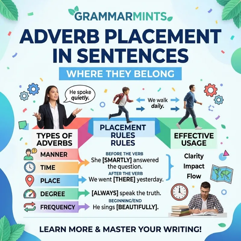 adverb placement rules