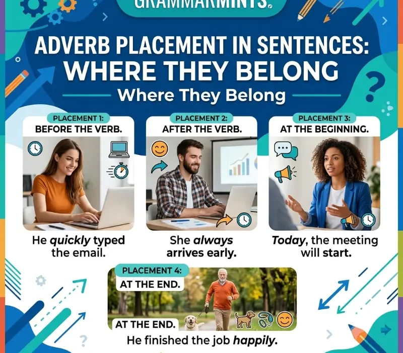 adverb placement rules