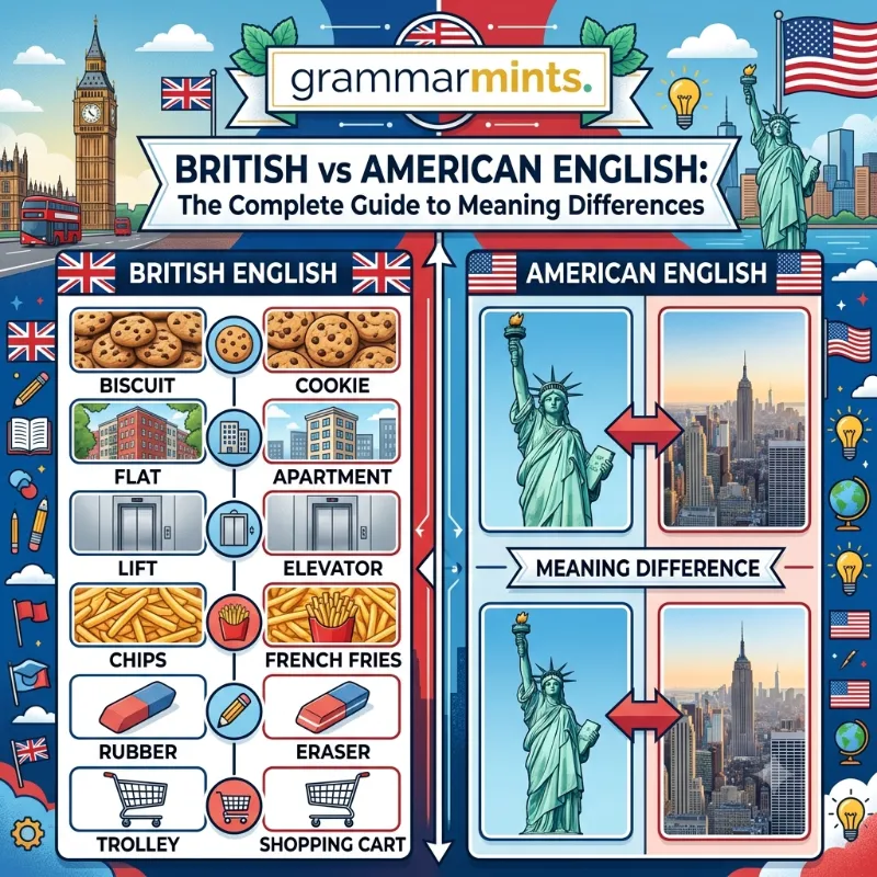 british vs american english words