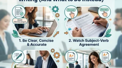 business writing mistakes