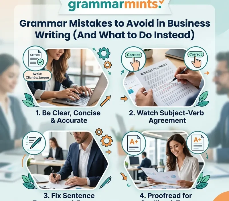 business writing mistakes
