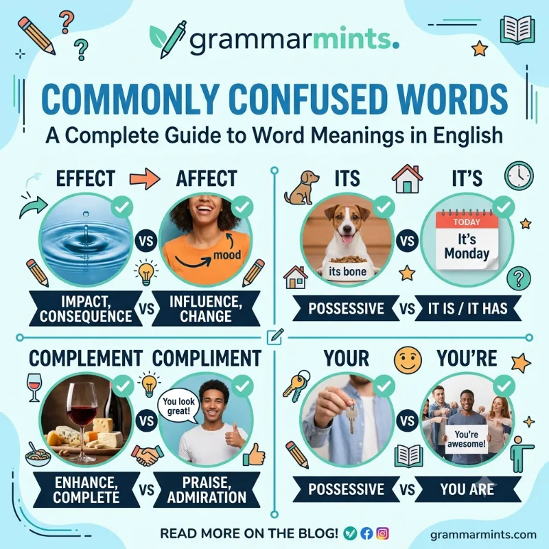commonly confused words