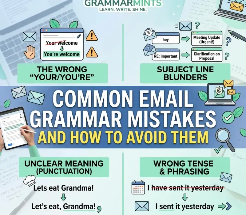 email grammar mistakes