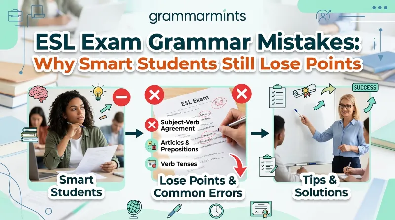 esl exam grammar mistakes