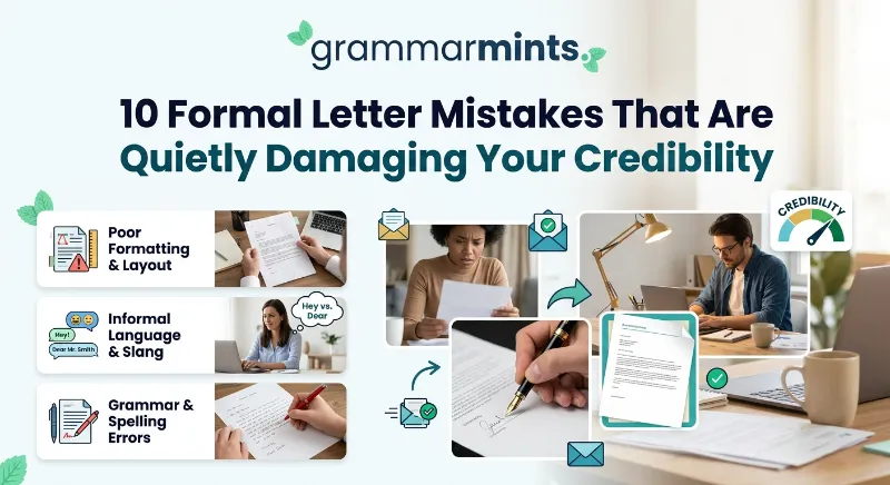 formal letter mistakes