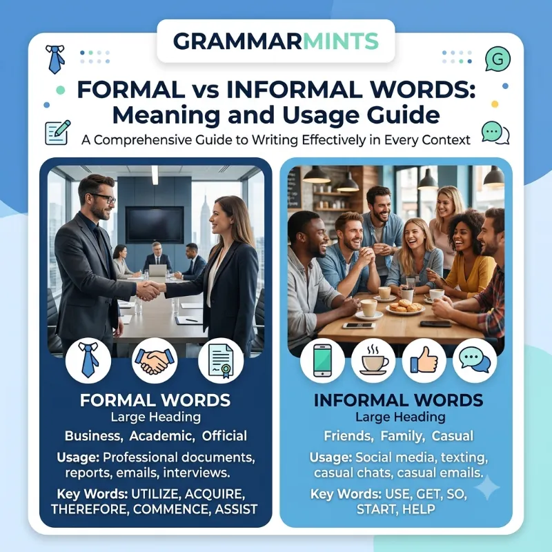 Formal vs Informal Words: Meaning and Usage Guide