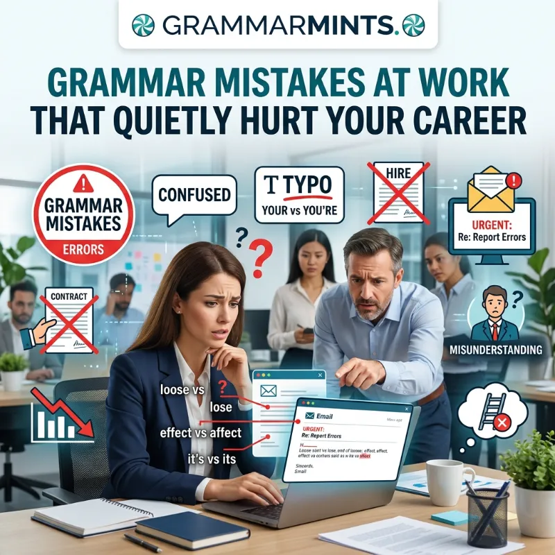 Grammar Mistakes at Work That Quietly Hurt Your Career