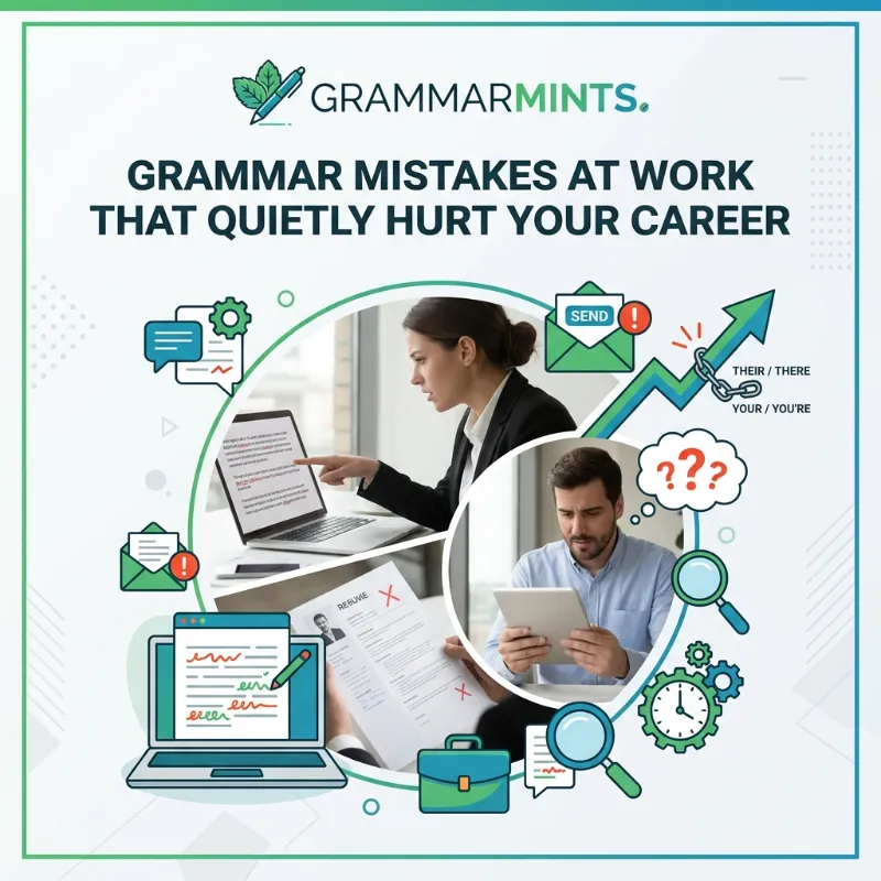 grammar mistakes at work