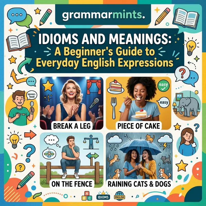 Idioms and Meanings: A Beginner’s Guide to Everyday English Expressions
