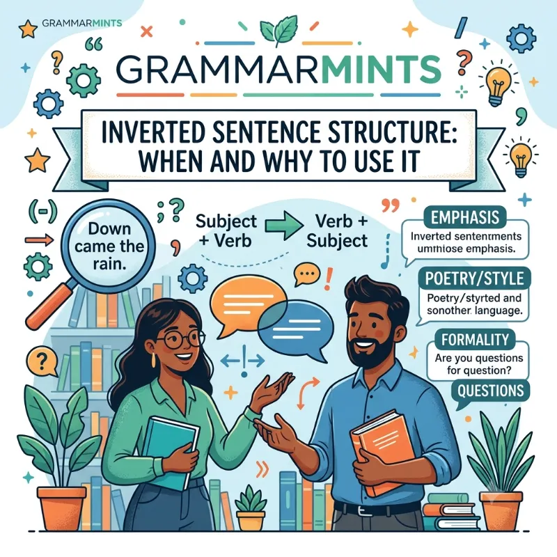 inverted sentence structure