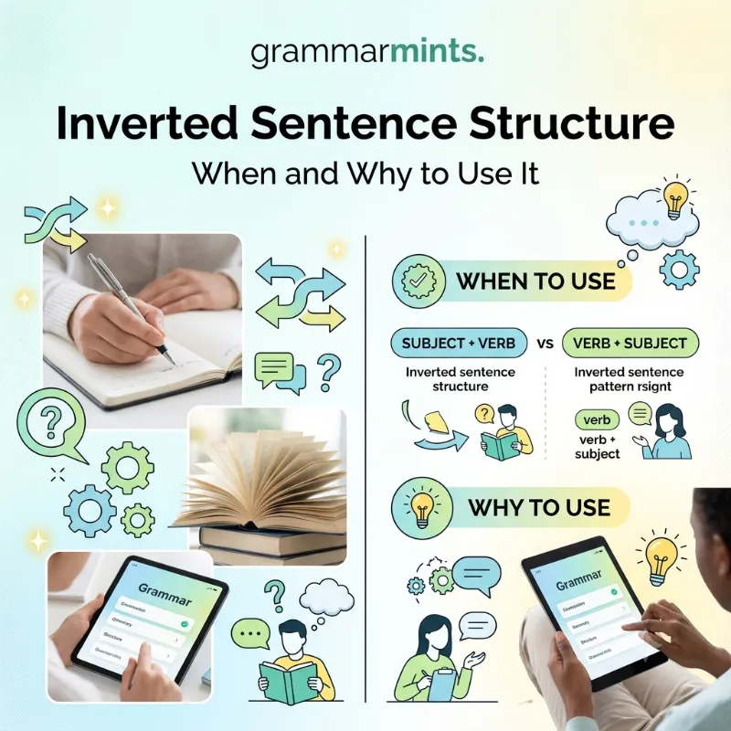 inverted sentence structure