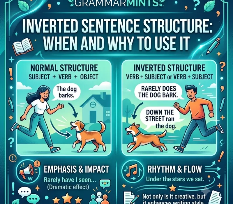inverted sentence structure