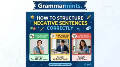 negative sentence structure.