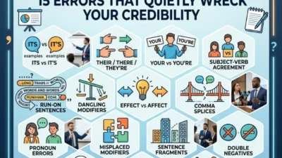 presentation grammar mistakes