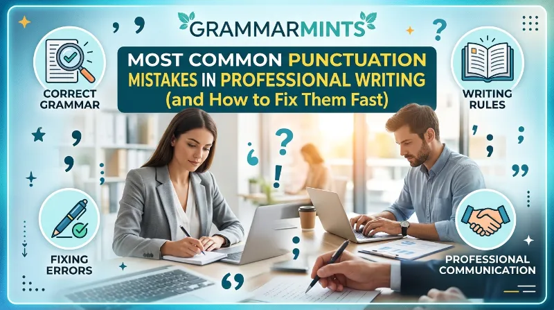professional punctuation mistakes
