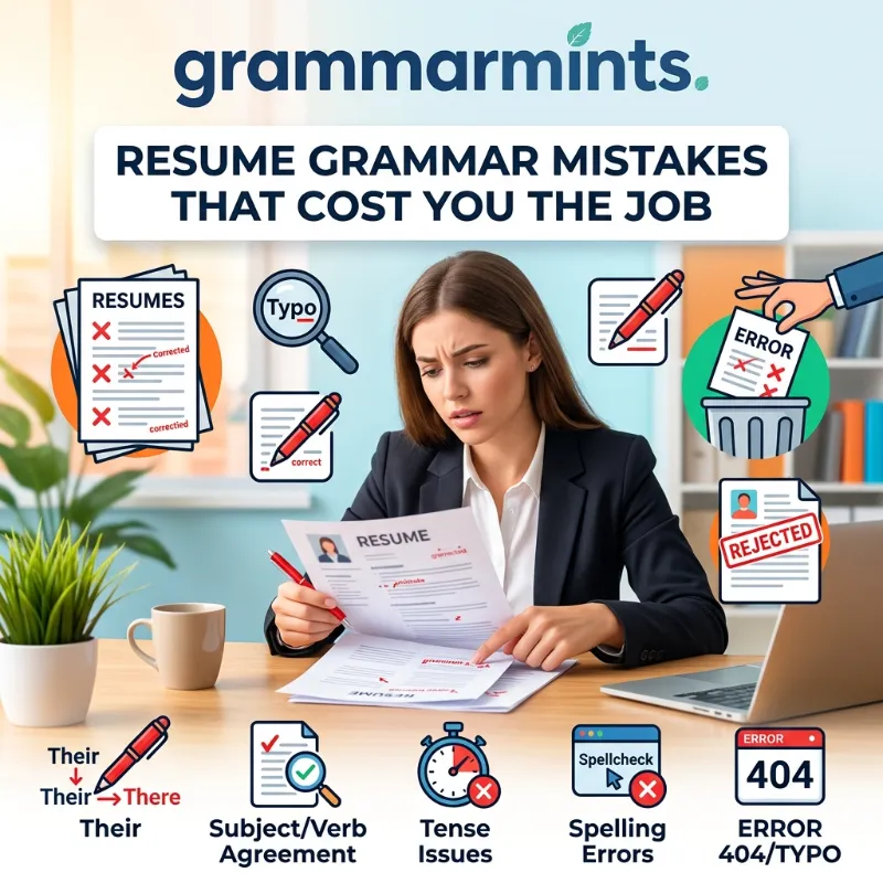 Resume Grammar Mistakes That Cost You the Job