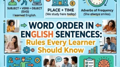word order in english