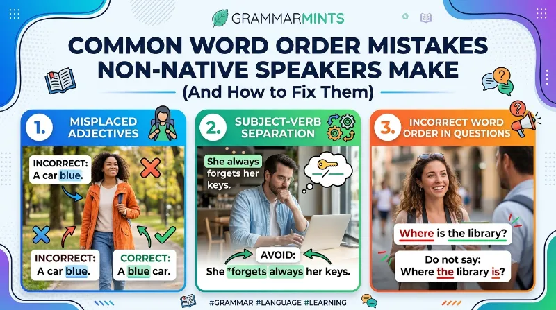 word order mistakes