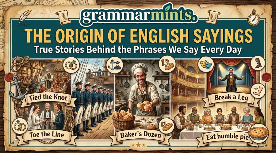 origin of english sayings